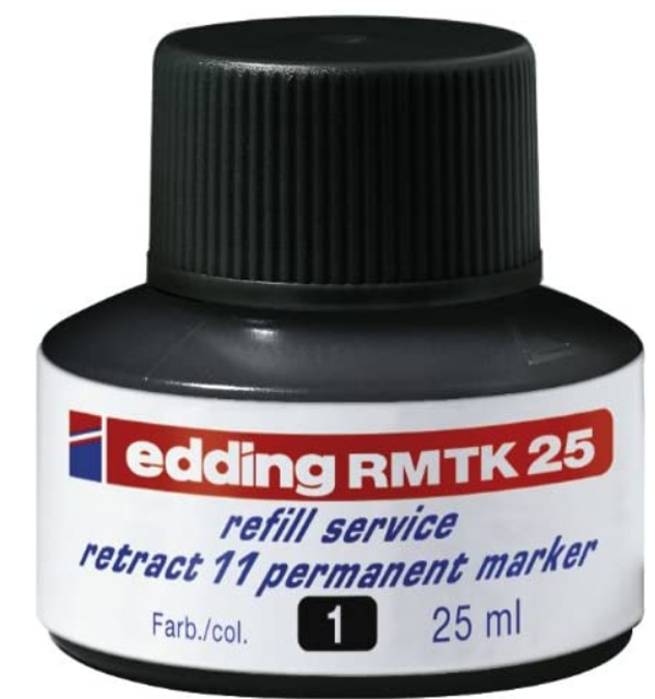 Refill zwarte inkt viltstift