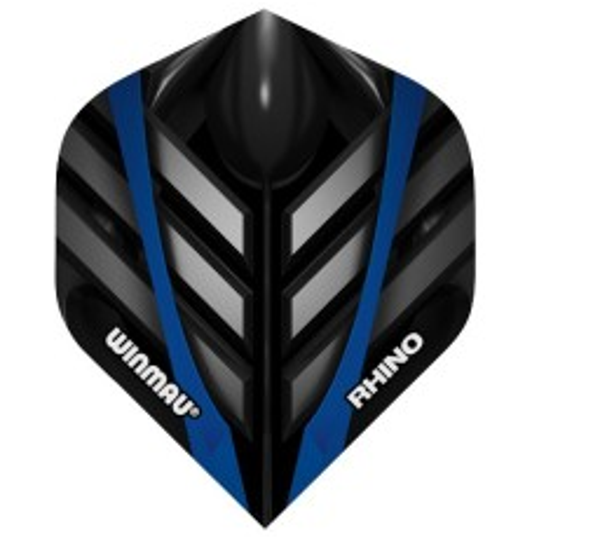 Dart flights Rhino blauw