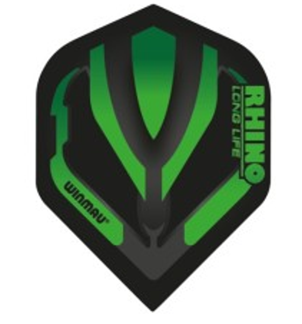 Winmau flights rhino groen
