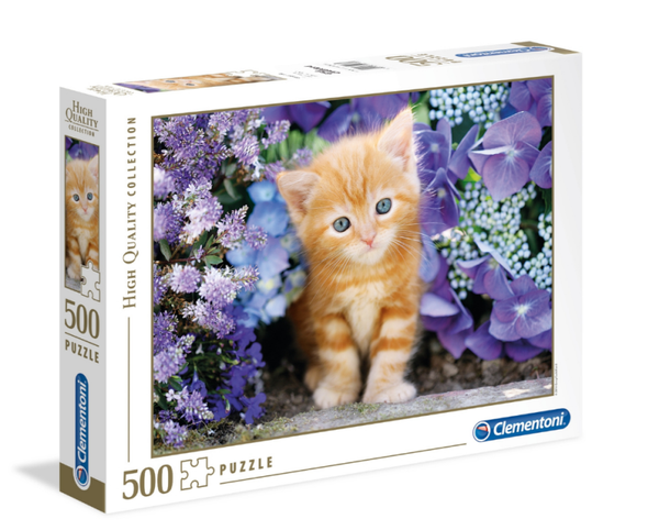 Puzzel roodharige kat 500st