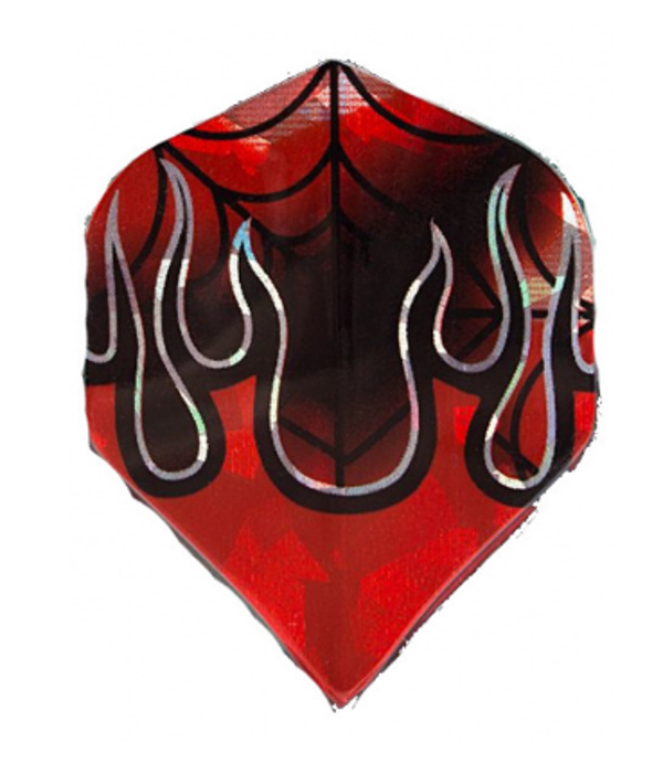 Abbey darts flight rood/zwart