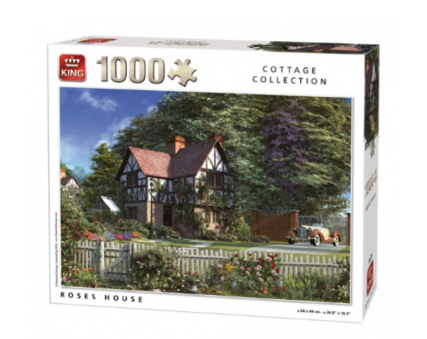 Puzzel Roses house 1000st