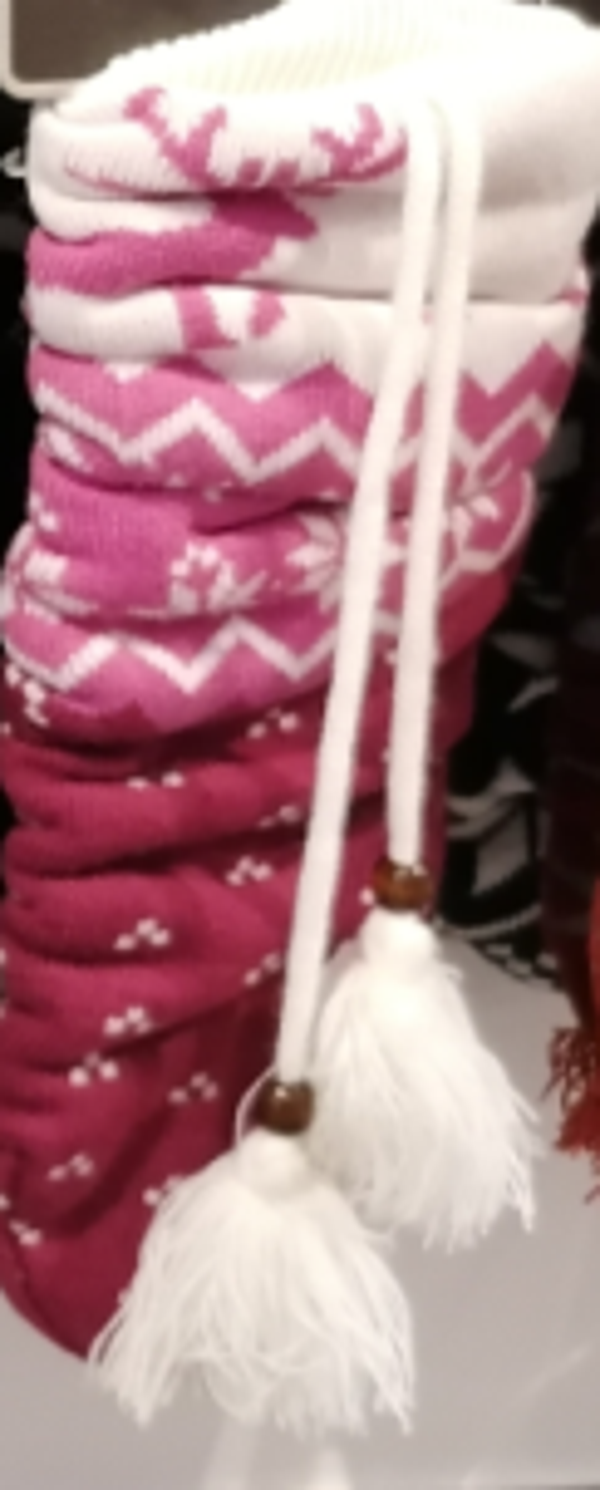 Apollo ladies home socks roze