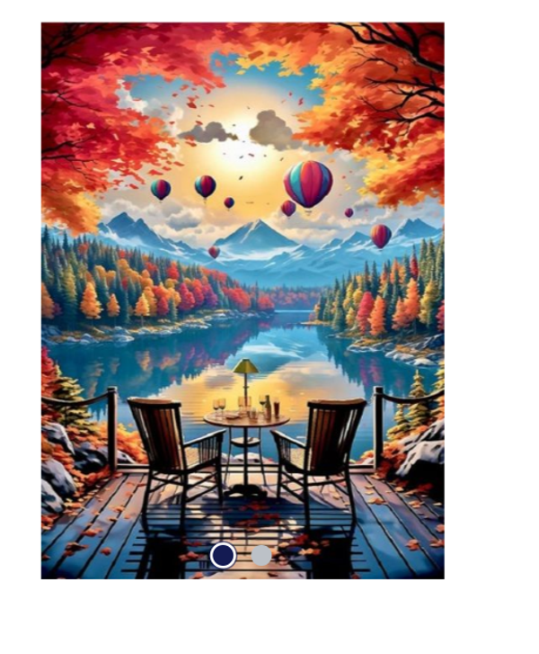 Diamond Painting -Canvas 50x40cm - Painting 45x35cm Scenery