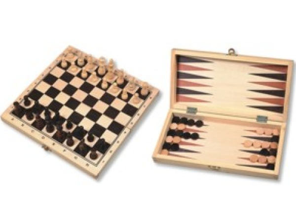 Schaak/ backgammon