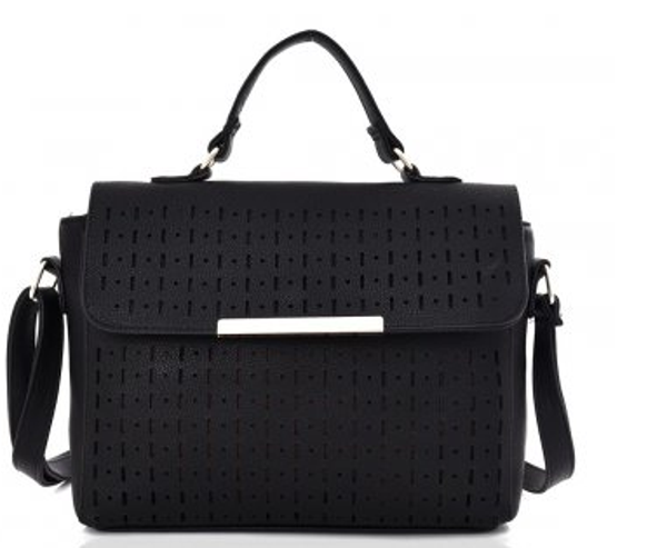 schouder handtas zwart