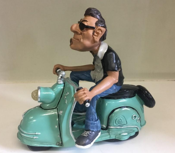 Scooter blauw Warren Stratford