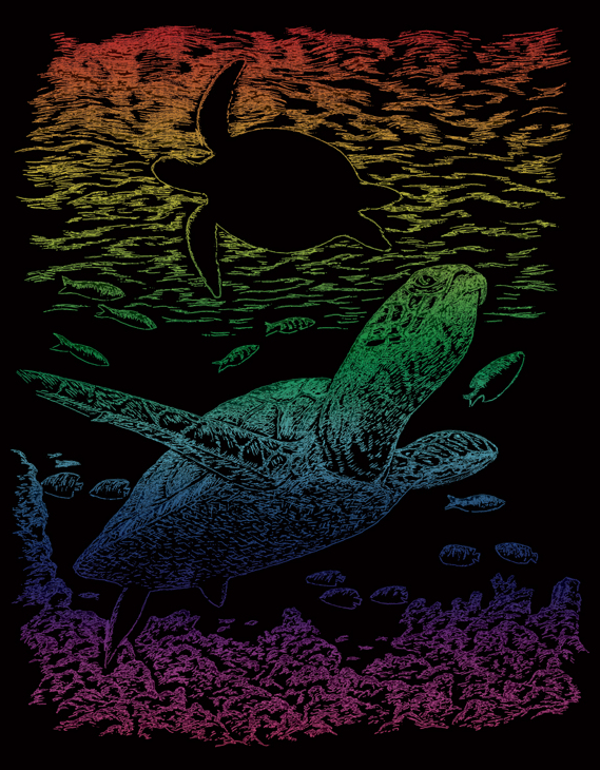 Scrap sea turtle