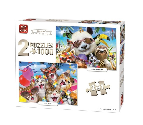 Puzzel Selfies 2*1000st