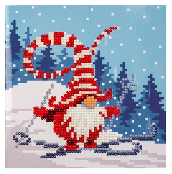 kaart skiënde kabouter