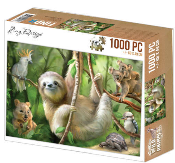 Puzzel sloth 1000st