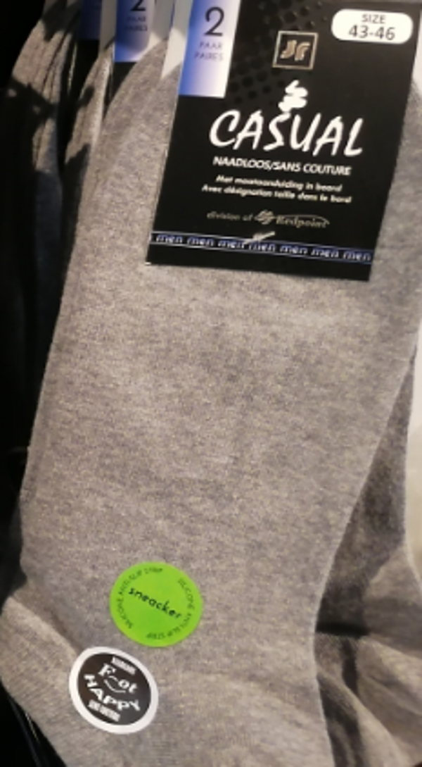 heren sokken sneaker