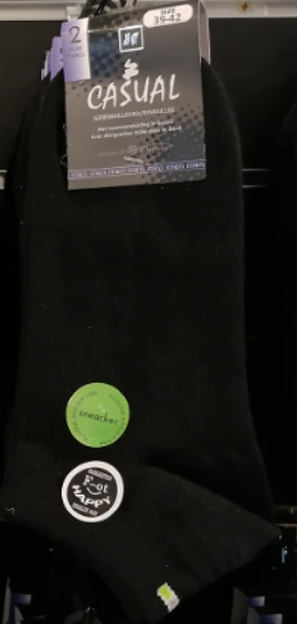 heren sokken sneaker zwart