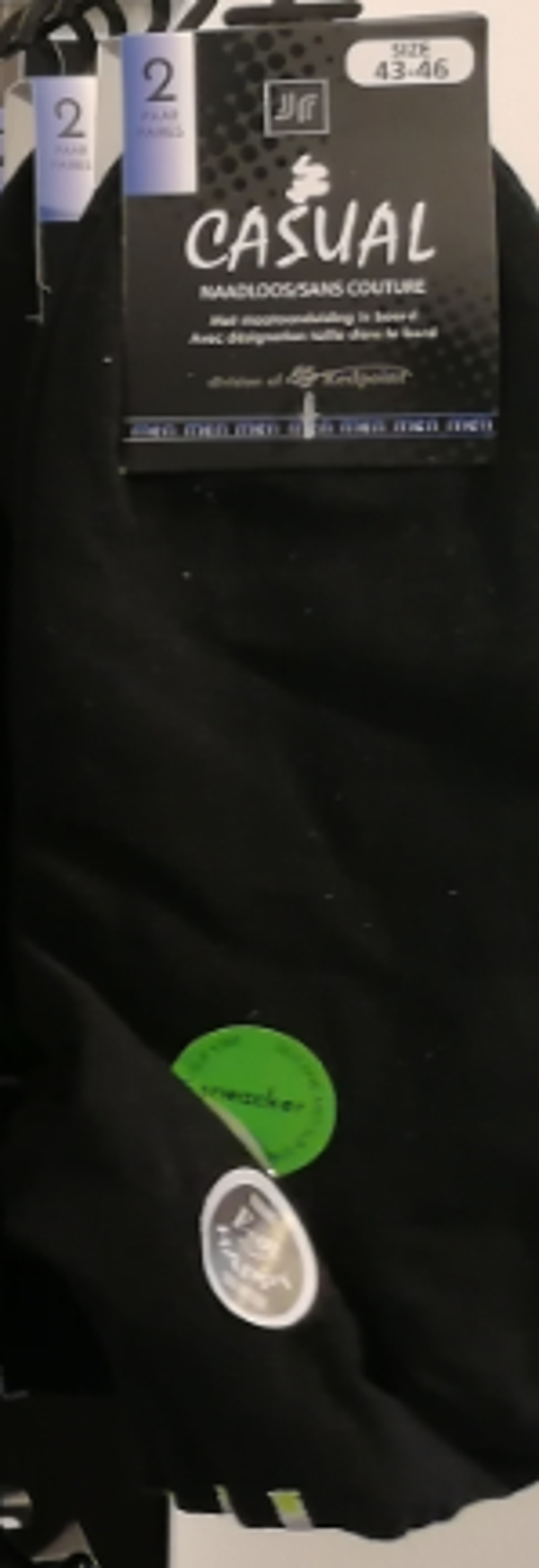 heren sokken sneaker zwart