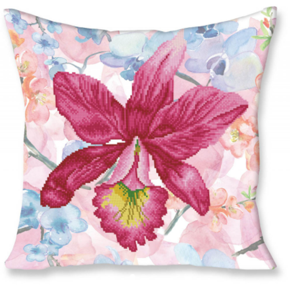 DD sparkle garden pink kussen