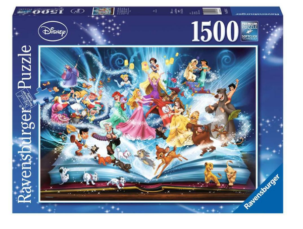 Puzzel Disney sprookjesboek 1500st