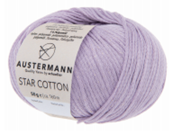 Star cotton lila