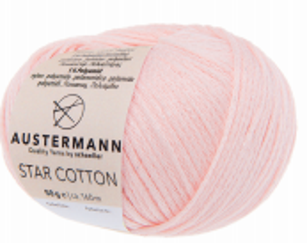 Star cotton roze