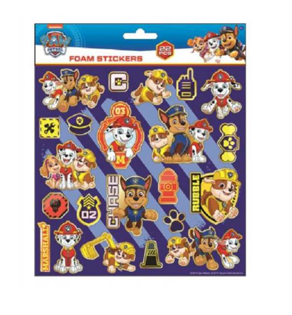Foam stickervel Paw patrol