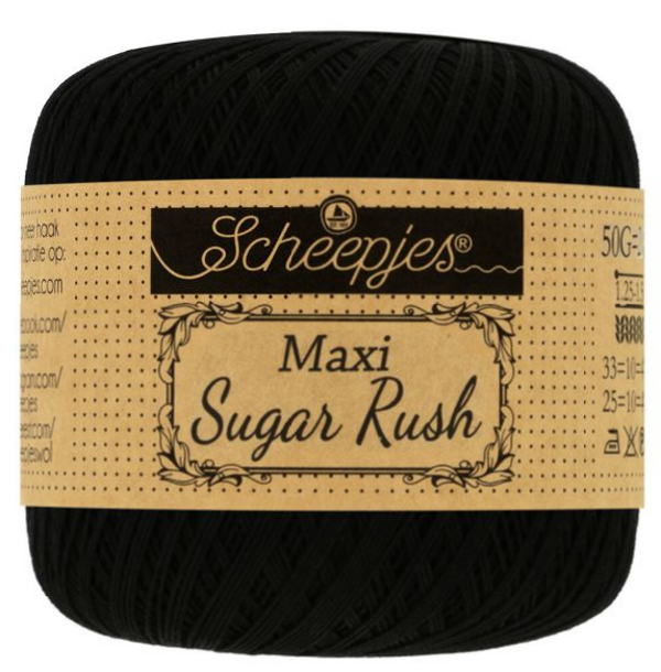 Scheepjes Maxi sugar rush zwart