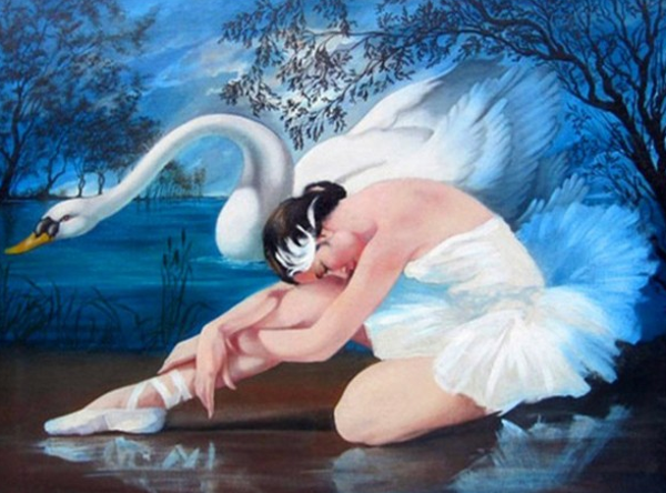 Swan girl
