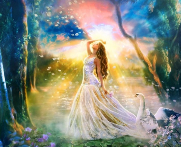 Swan lady