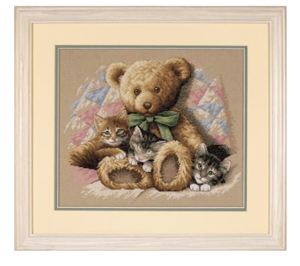 BORDUURKIT TEDDY & KITTENS 36x30 cm