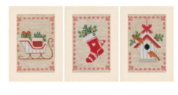 telpakket kerstmotief