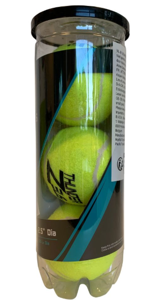 tennisbal in koker 3 st