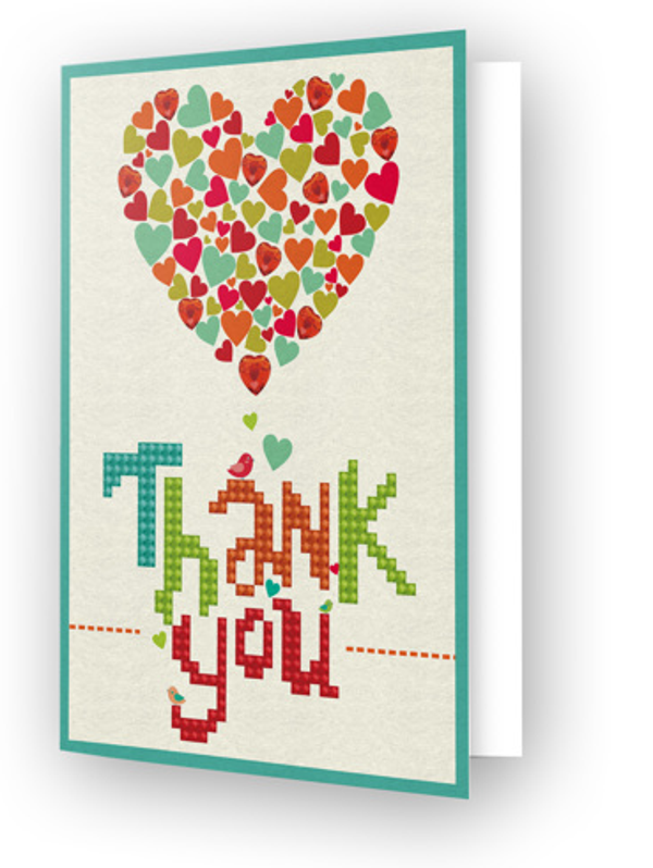 Kaart Thank you heart
