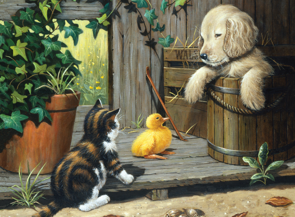 Schilderen op nummer Three buddies