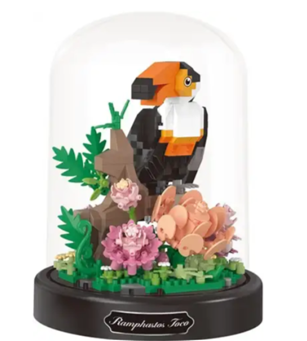 Balody Bloemen met Toekan