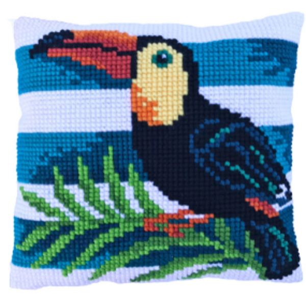 kruissteekkussen Toucan journey