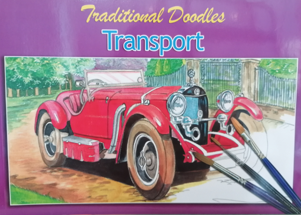 kleurboek transport