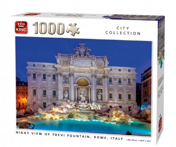 Puzzel Trevi fontein 1000st