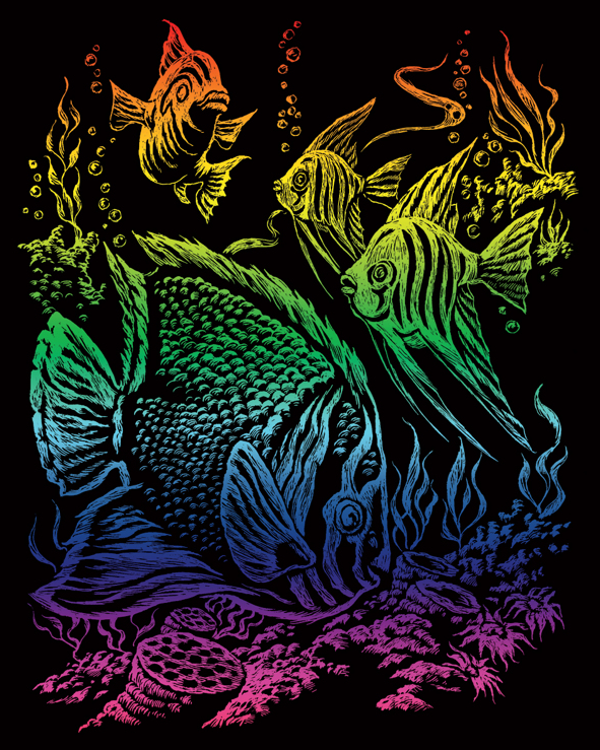 Scrap tropical fish