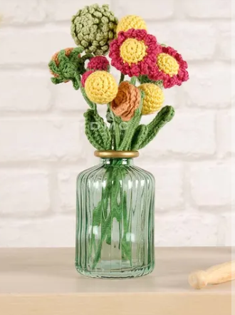 DMC bloemen haken - Veldbloemen