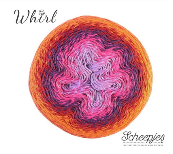 Scheepjes Whirl red velvet sunrise