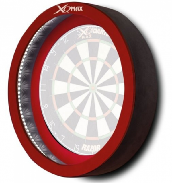 Dartbord verlichting rood