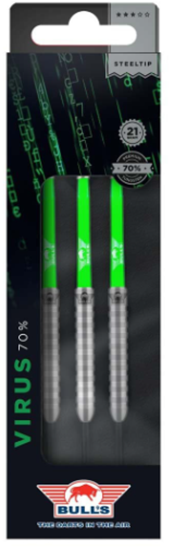 Bull's Virus 22gr 70% tungsten