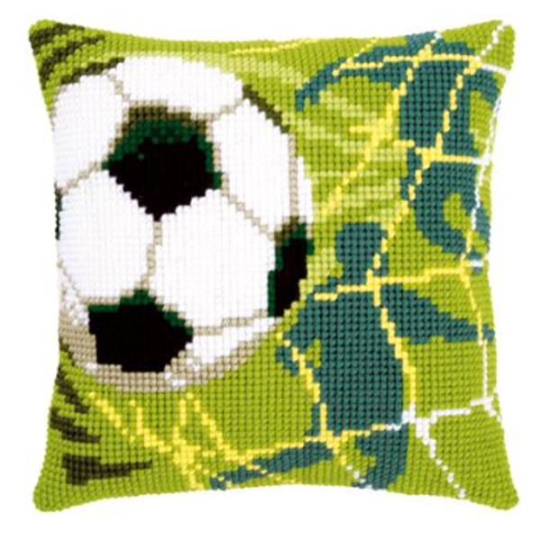 kruissteekkussen voetbal