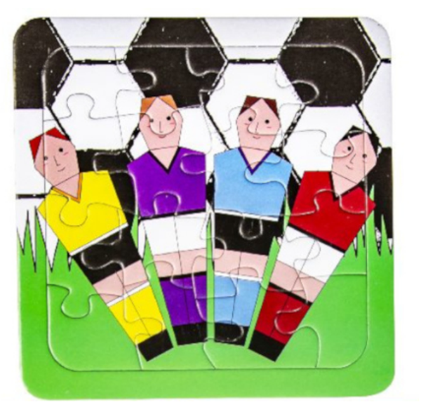 Puzzel voetbal junior 16st