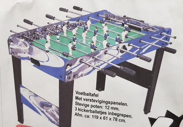 Voetbaltafel St2016 blauw