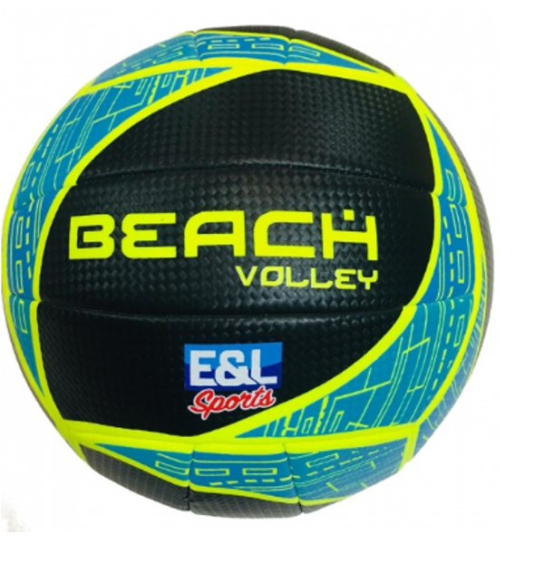 Beachvolleybal blauw/zwart