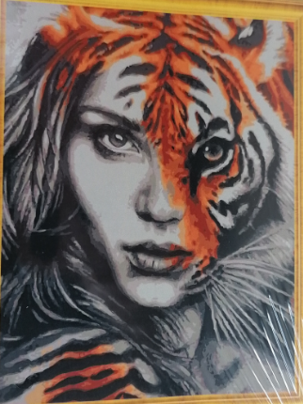 Vrouw/tijger
