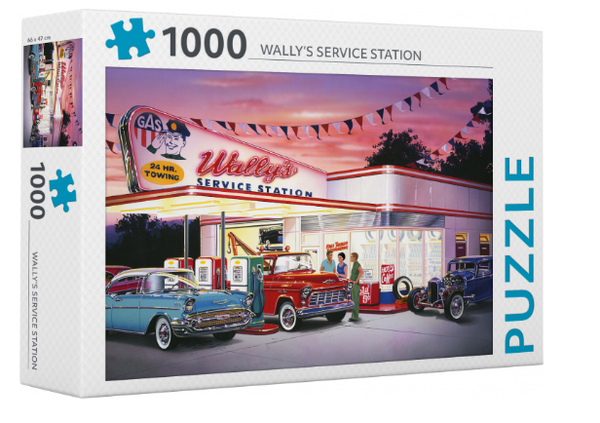 Puzzel Wally's service station 1000st
