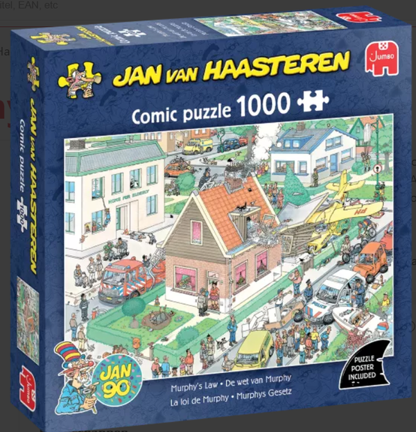 Jvh puzzel Wet van Murphy 1000st