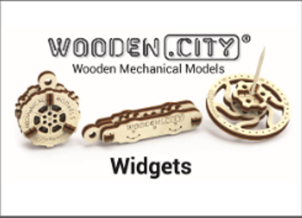 Wooden city widgets