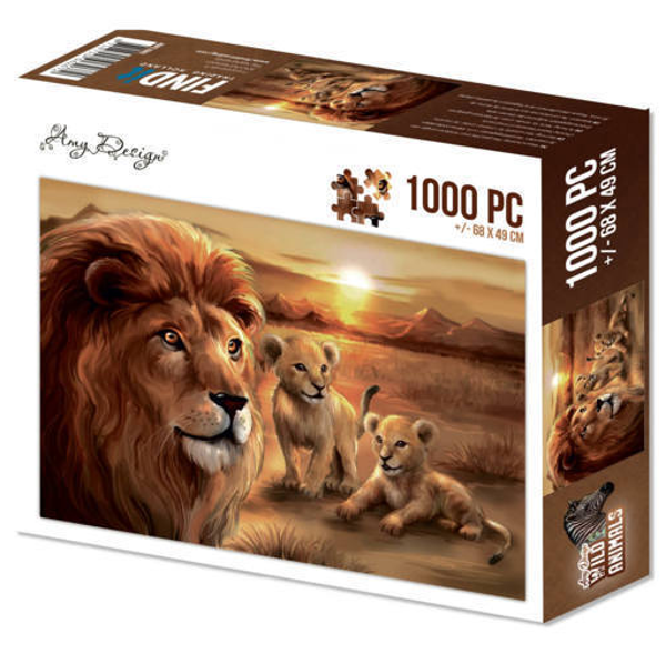 Puzzel Wild animals 1000st