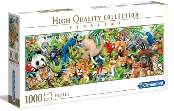 Puzzel panorama wildlife 1000st